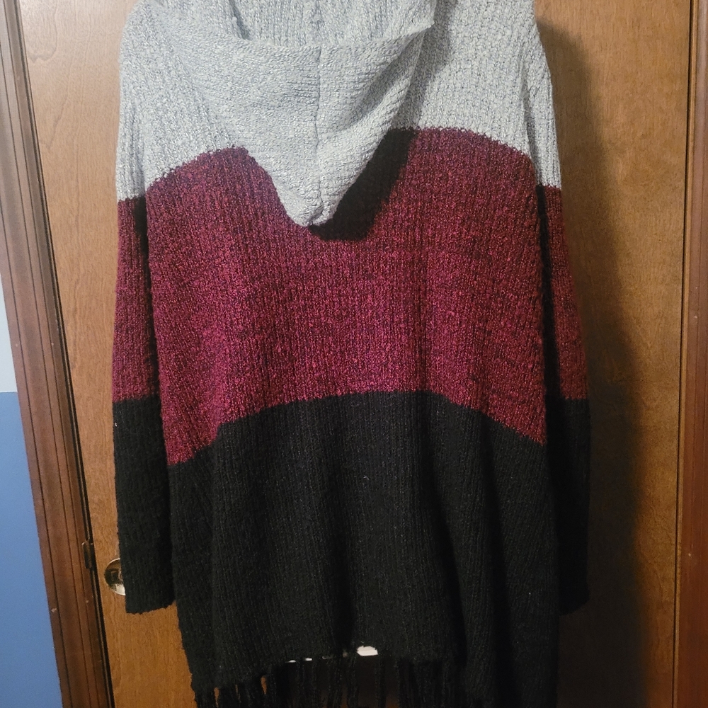 Plus Block Color Cardigan - Picture 2 of 3